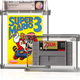 The “Bros.” appears to Mario’s left, overlapping his hand, on a first edition Super Mario Bros. 3.